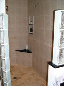 Bathroom Remodel - Tiled Shower