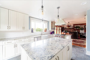 The elegance in this kitchen is just the right touch for this home.