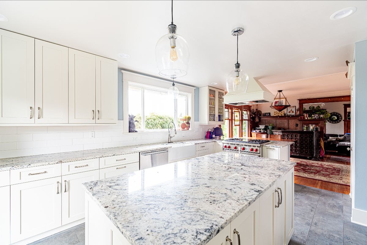 The elegance in this kitchen is just the right touch for this home.