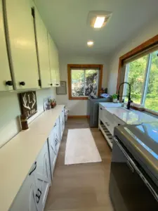 Completed laundry room relocation/remodel.