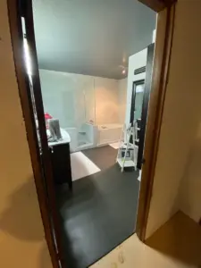 Bathroom layout before start of remodel.