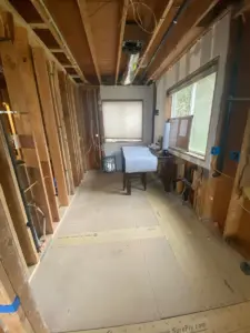 New laundry room framing complete.